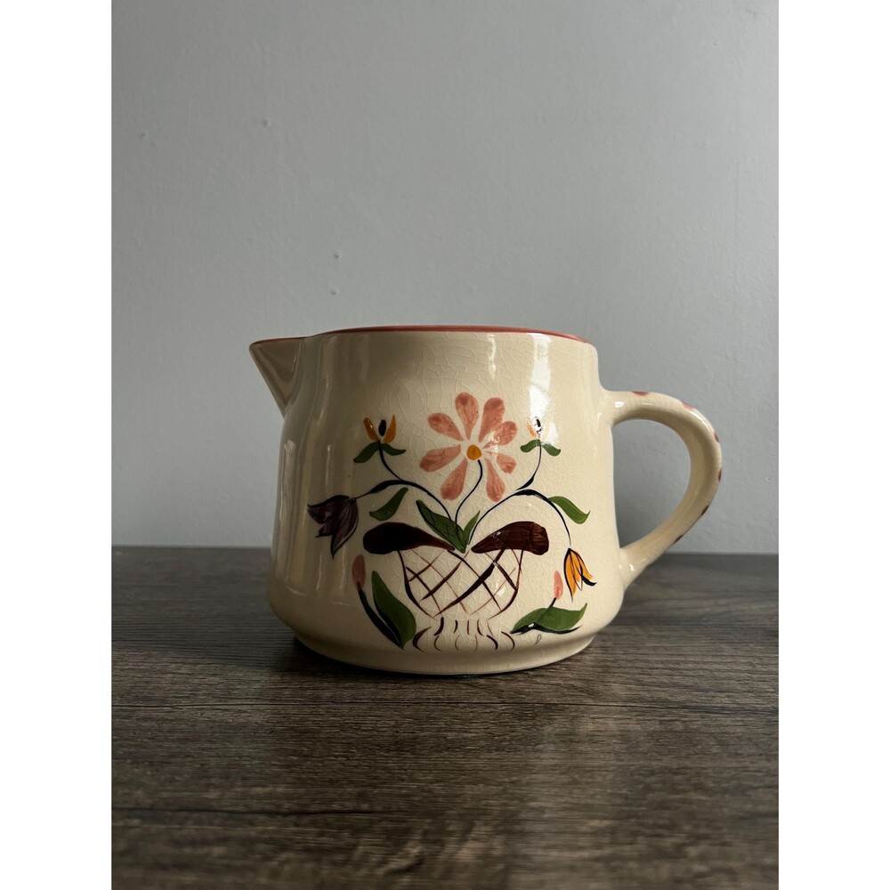 Vintage Hand-painted Ceramic Pitcher